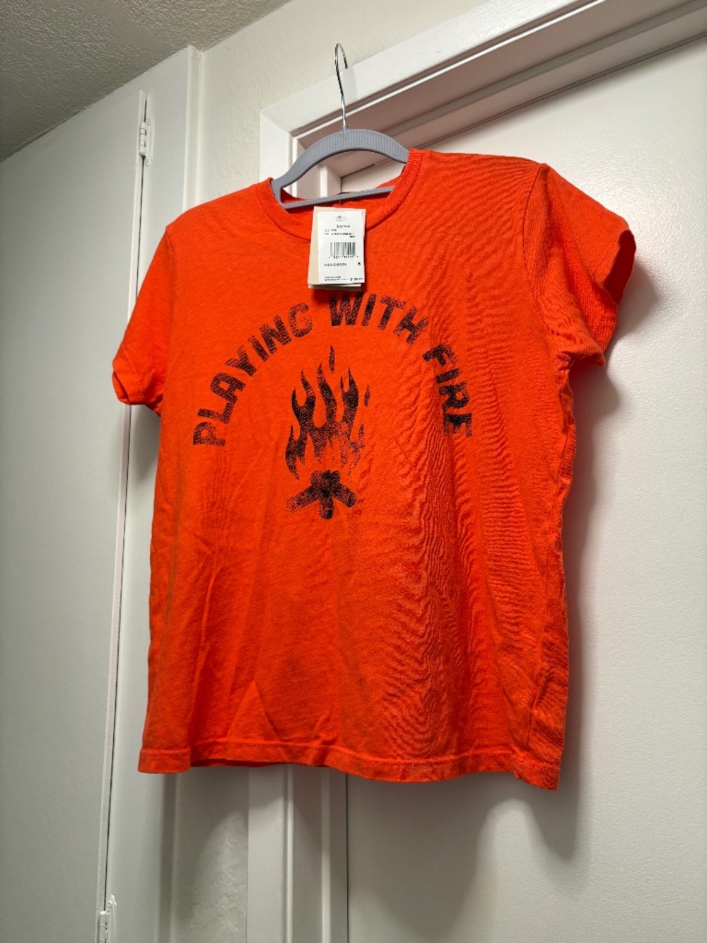 NWT Mother “playing with fire” tshirt - size small